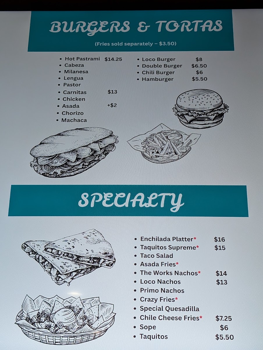 El Burrito Loco # 3 Menu - Image 3